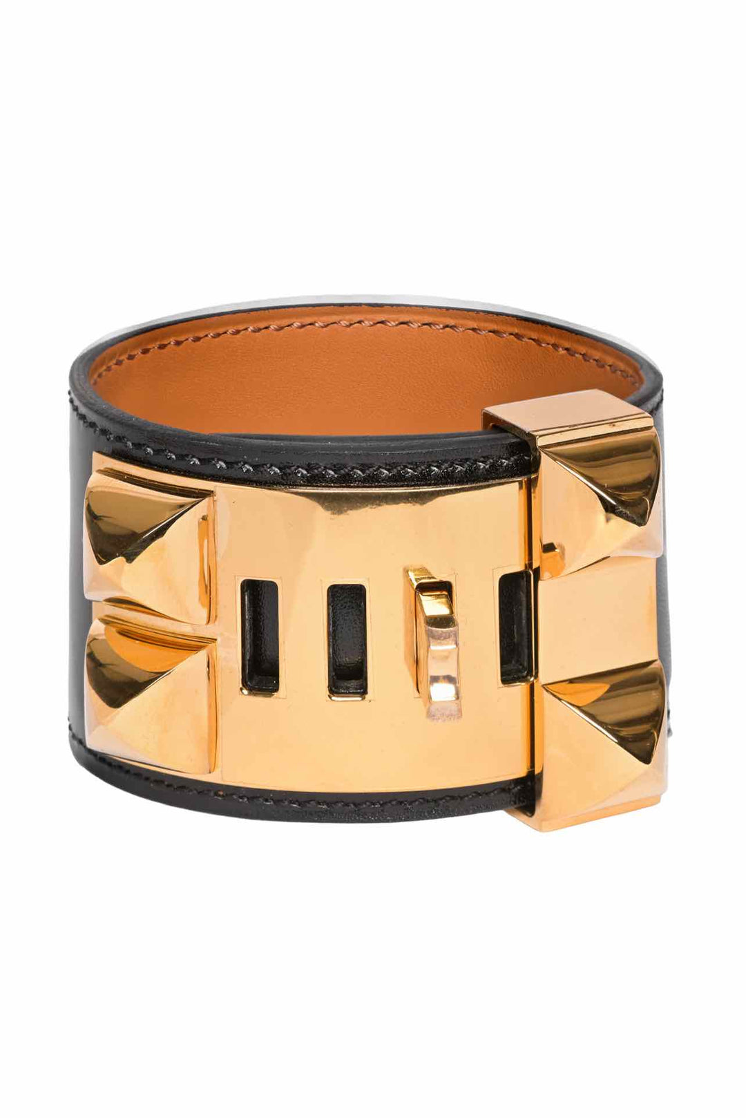 Hermes Size 2 2018 Box Calfskin Collier De Chien Bracelet