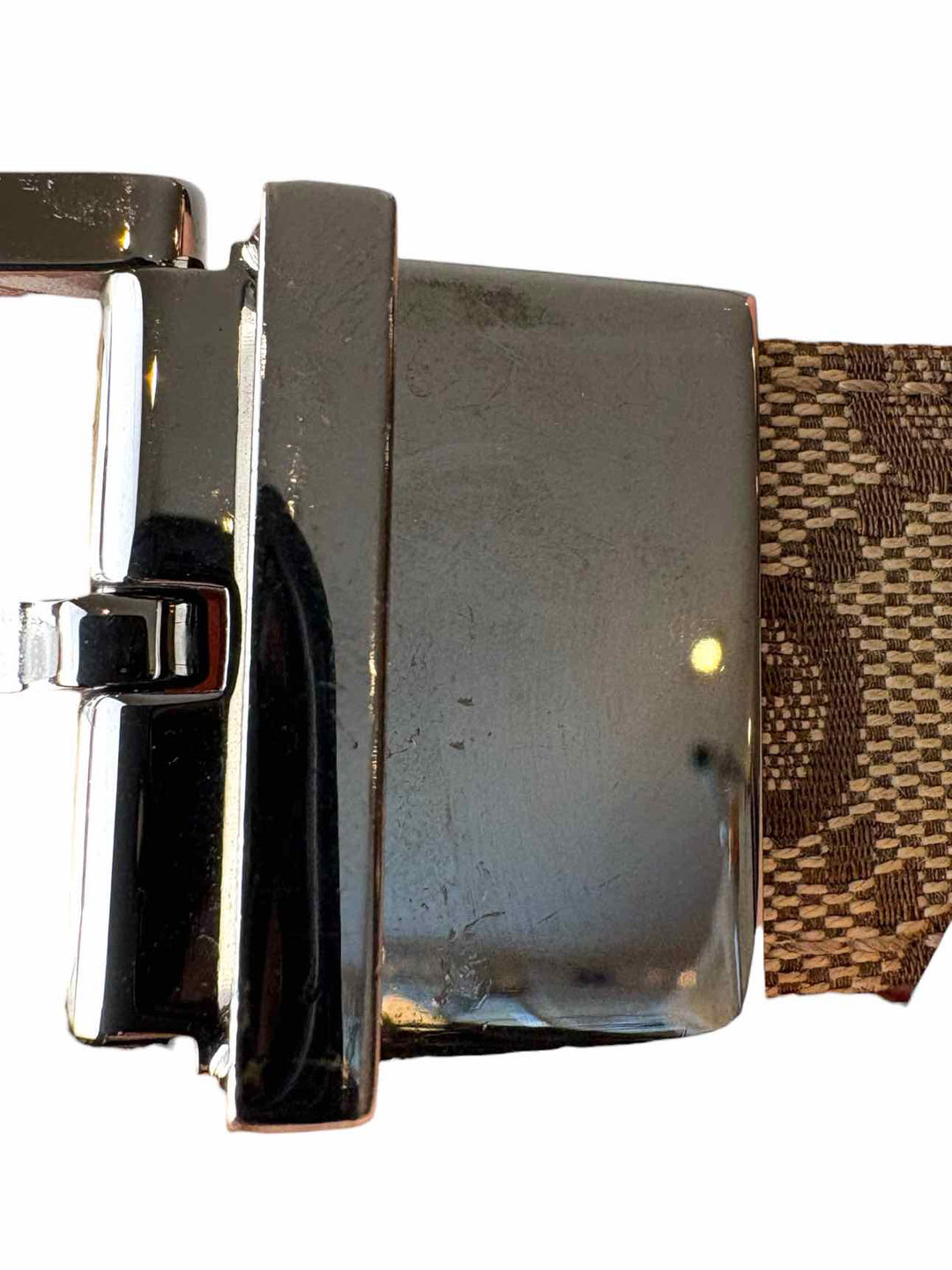 Gucci GG Monogram Canvas/Leather Reversible Size 31 Belt