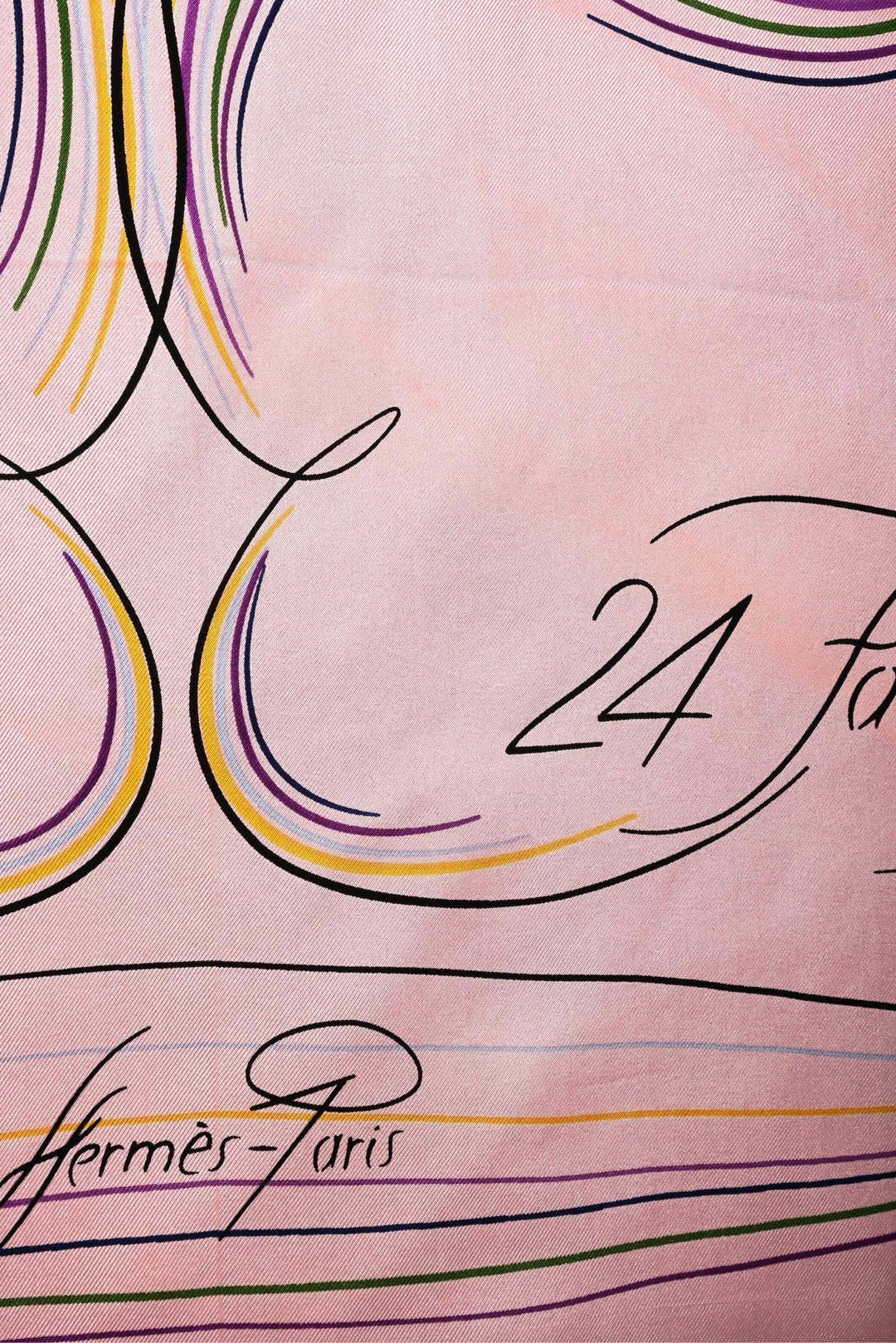 Hermes 24 Faubourg Silk Scarf