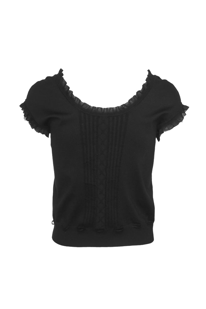 Hermes Size 38 Short Sleeved Sweater