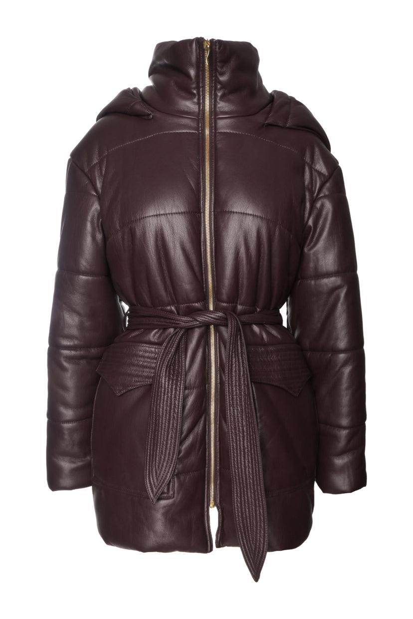 Nanushka Size S Vegan Leather Coat