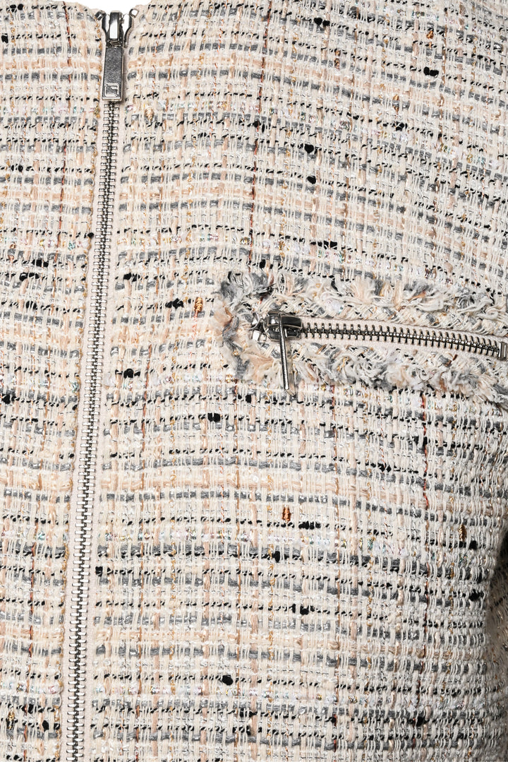 Lafayette 148 Size 4 Emelyn Metallic Tweed Jacket
