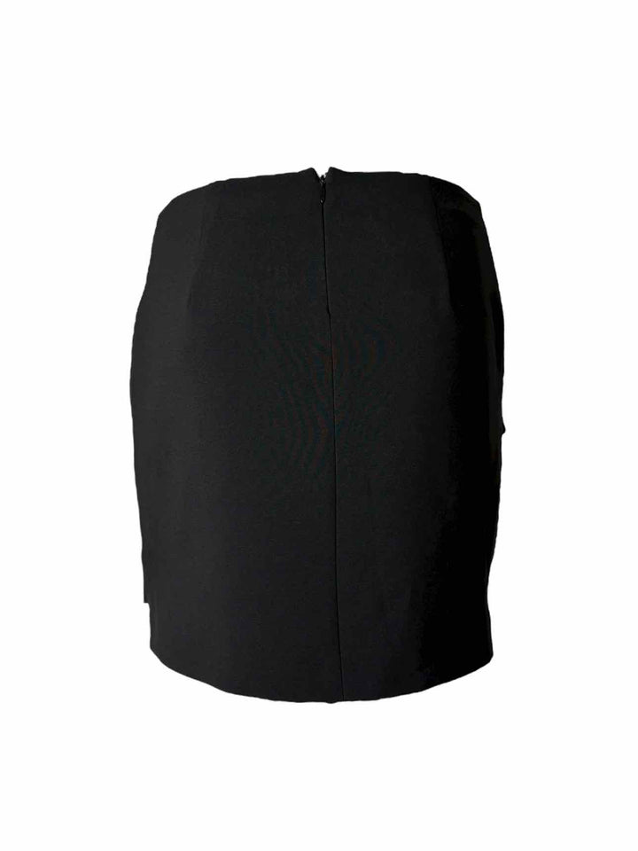 Rev___ Size 42 Pleated Poly Mini Skirt