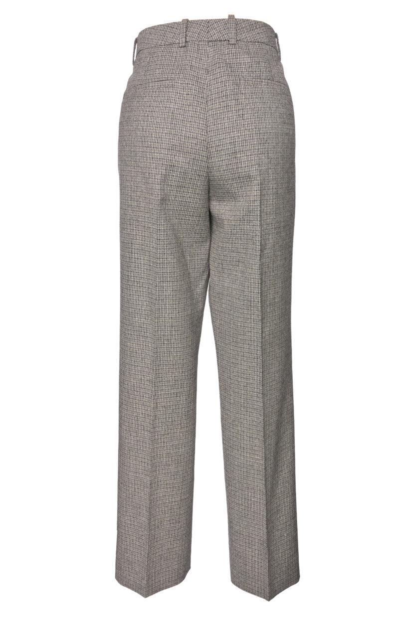 Givenchy Size 40 Wool Blend Tweed Trousers