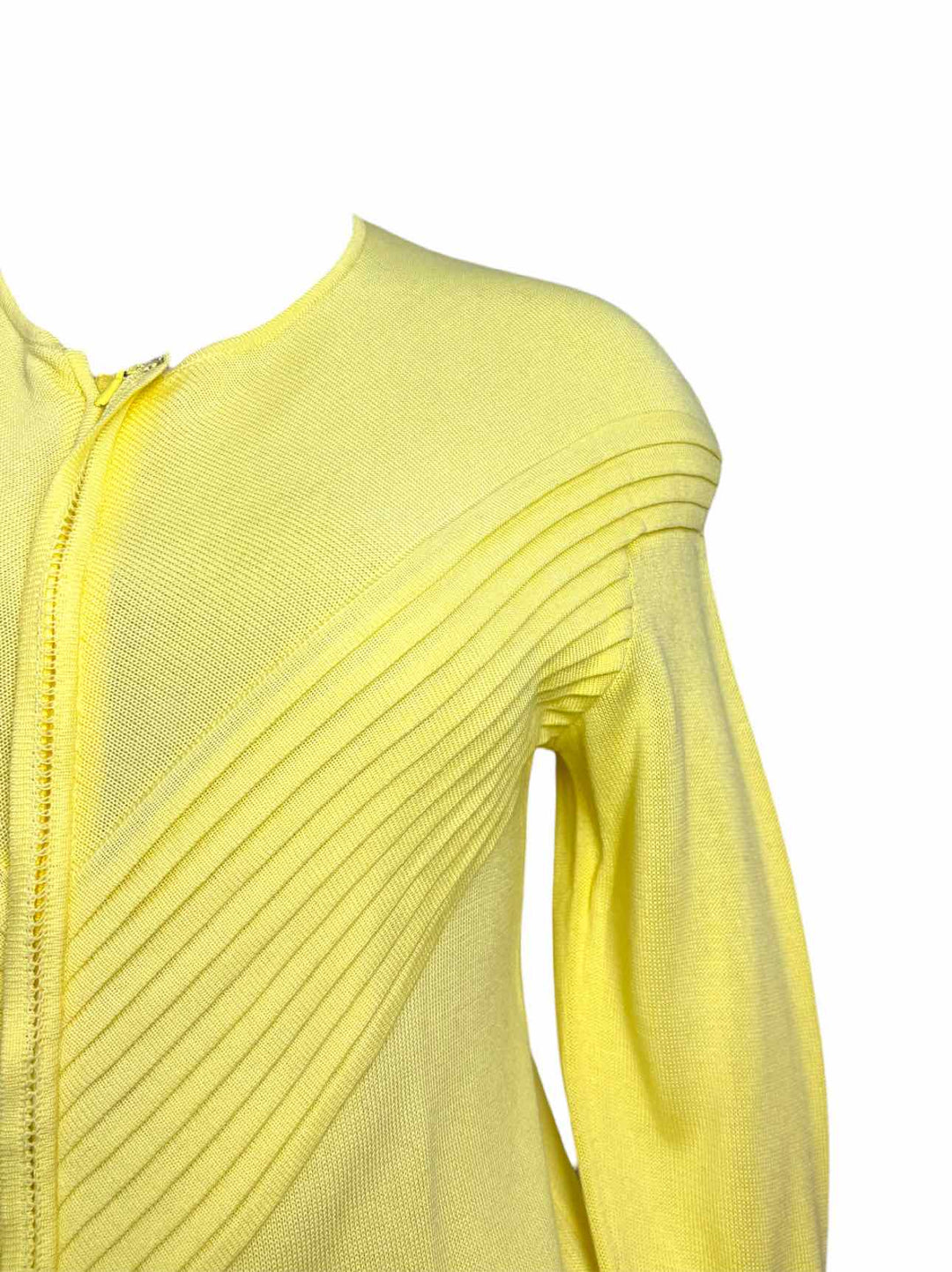 Gianni Versace Size S Vintage Cotton Zip Cardigan