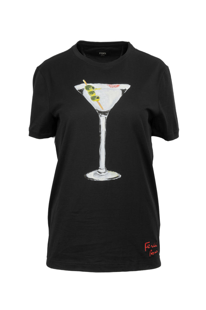 Fendi Size S Martini T-Shirt