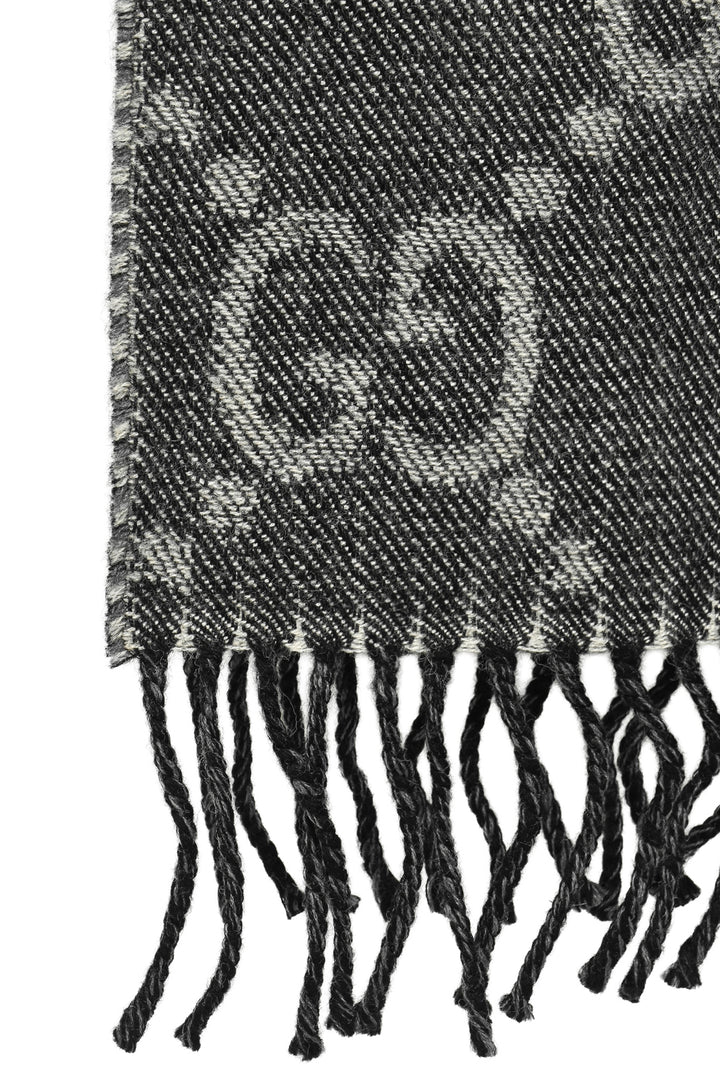 Gucci GG Monogram Wool Jacquard Scarf