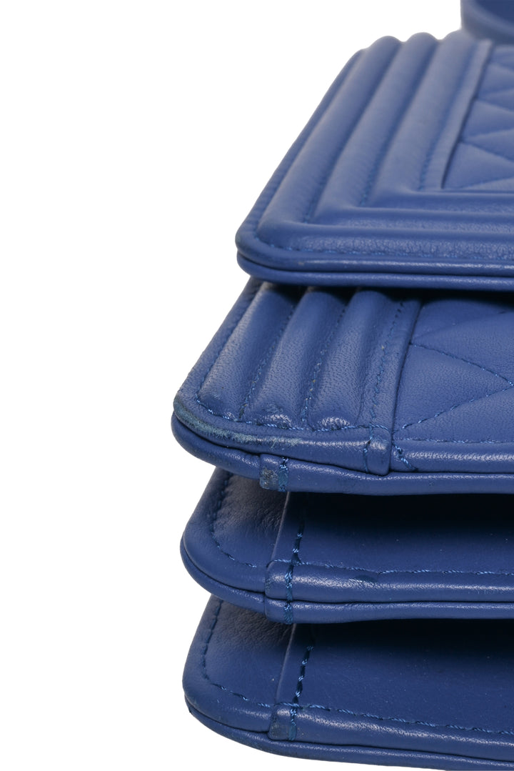 Chanel 2019 Quilted North South Boy Flap Shoulder Bag