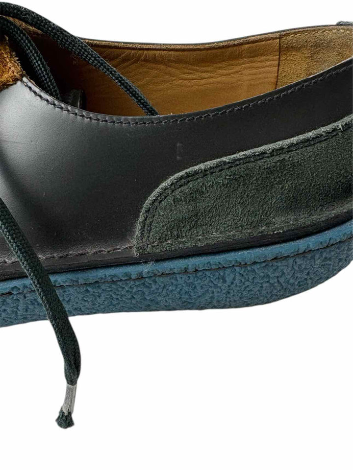 Prada Size 10 Men's Nevada Anthracite Tabac Sneakers