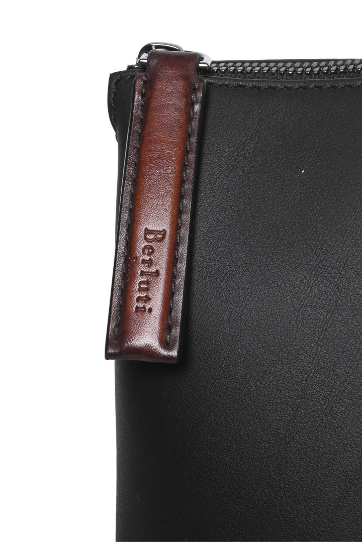 Berluti Men's Perspective Scritto Leather Briefcase