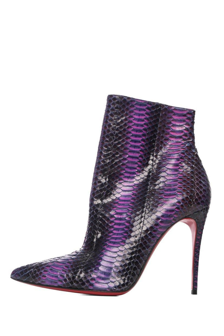 Christian Louboutin Size 38.5 So Kate Watersnake Ankle Boots