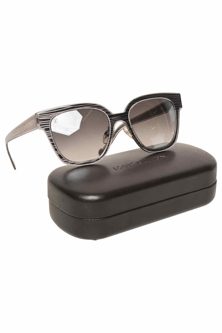 Louis Vuitton Silver Epi Audrey Wayfarer Gradient Eyewear