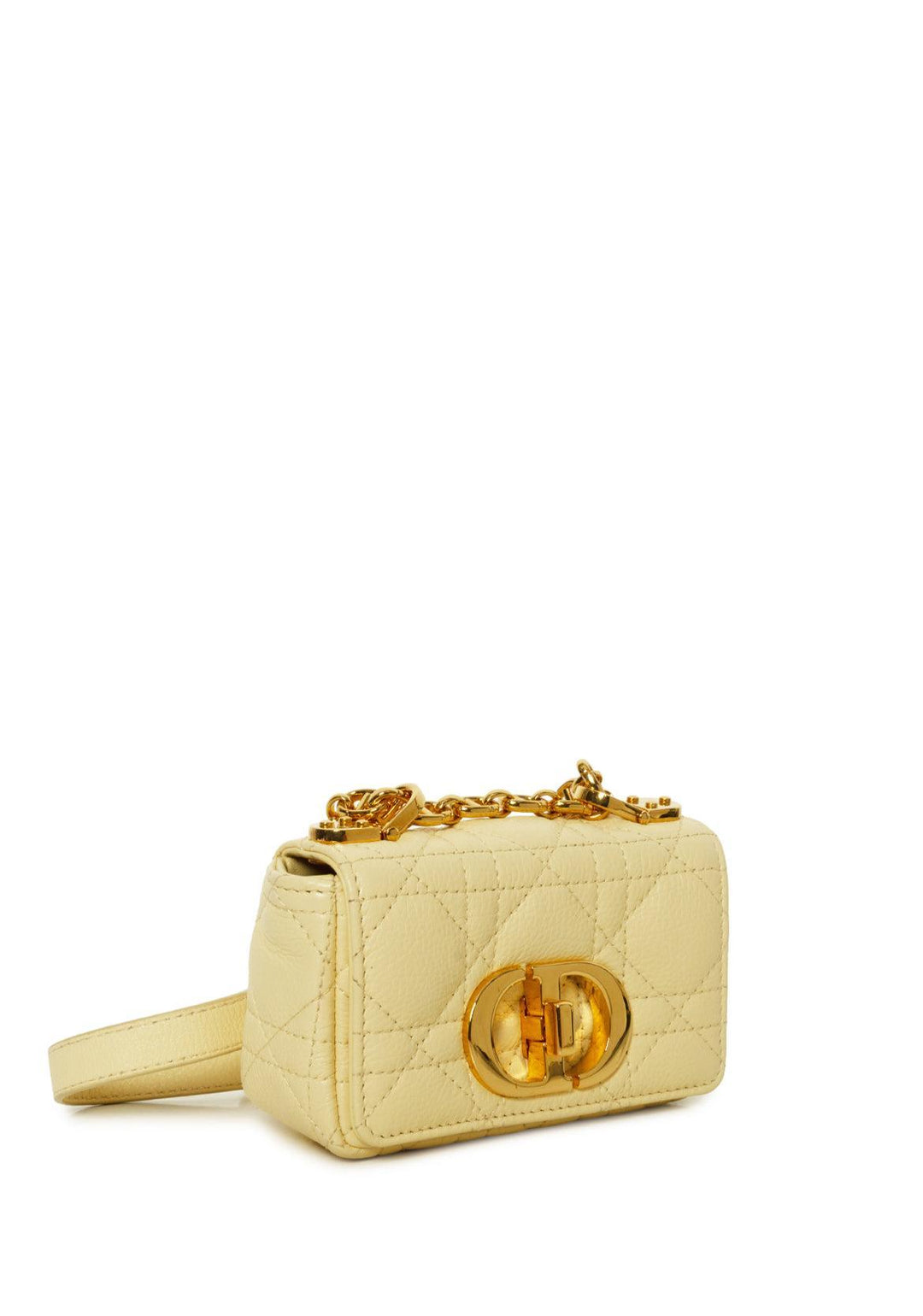 Dior 2021 Calfskin Cannage Micro Caro Crossbody