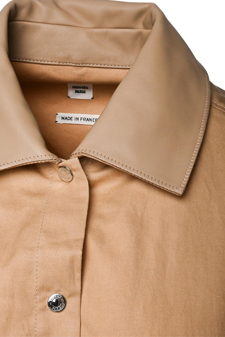 Hermes Size 8 Drawstring Shirt