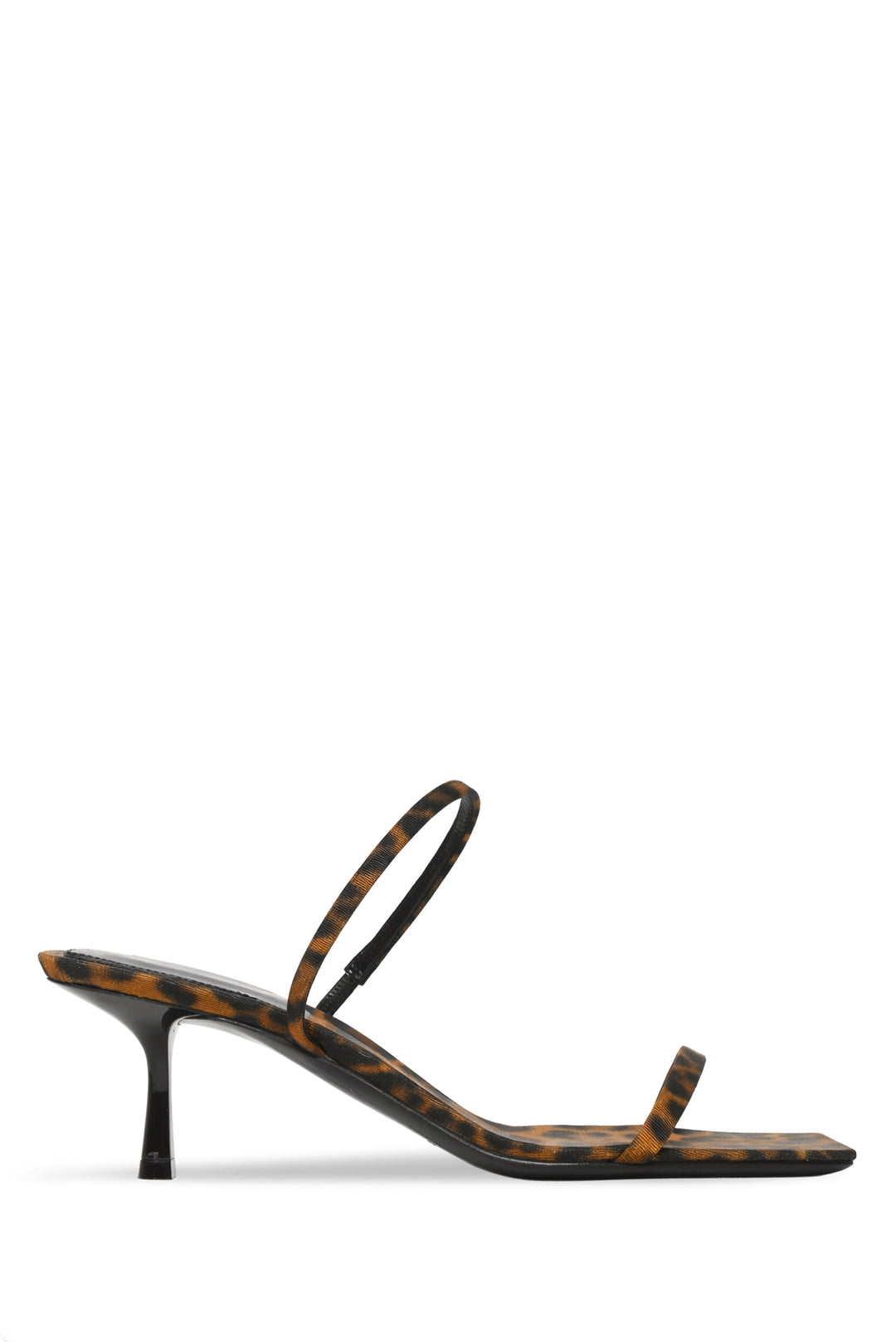 Saint Laurent Size 38 Jaspe 55 Leopard Grosgrain Sandals
