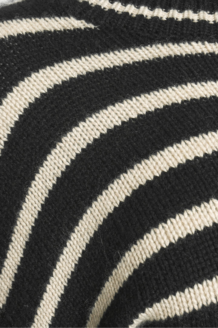 Lisa Yang Size 2 Striped Cashmere Sweater