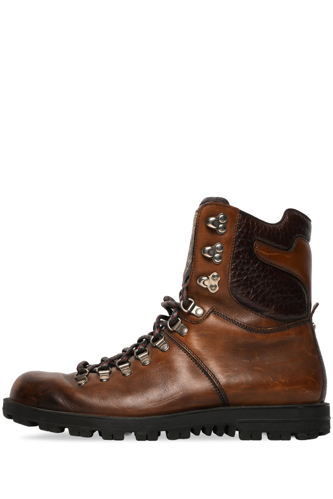 Gucci Size 8.5 Men's Leather Hiking Boots