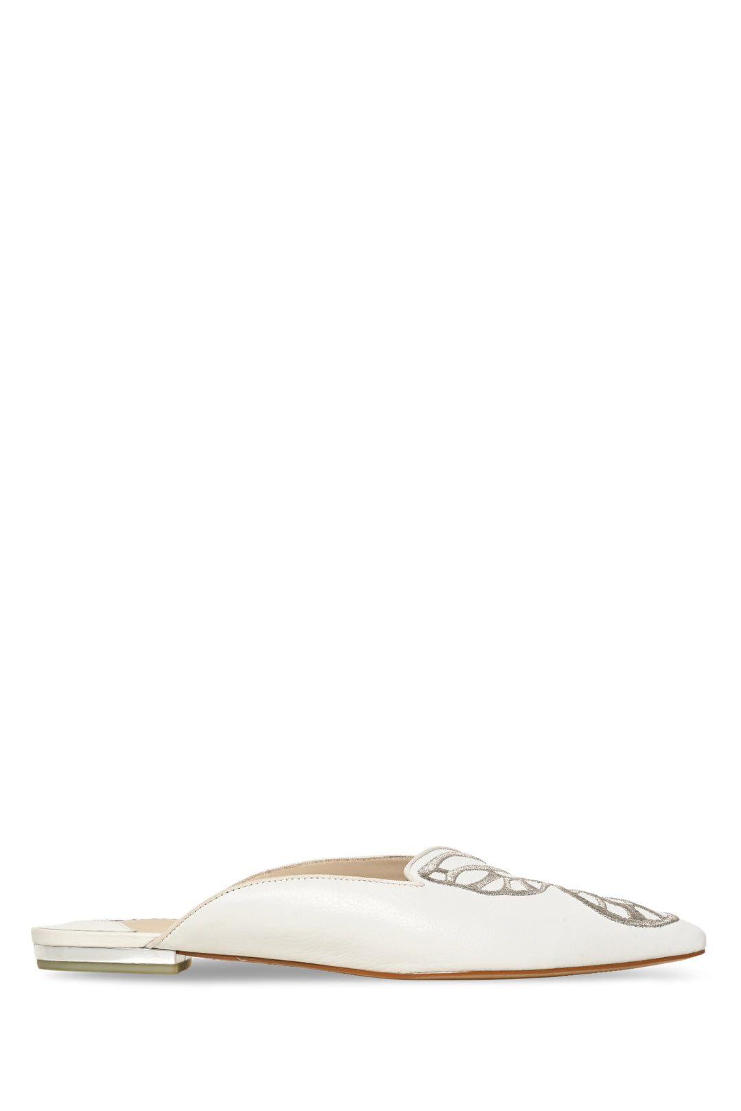 Sophia Webster Size 40 Butterfly Embroidered Bibi Flat Mules