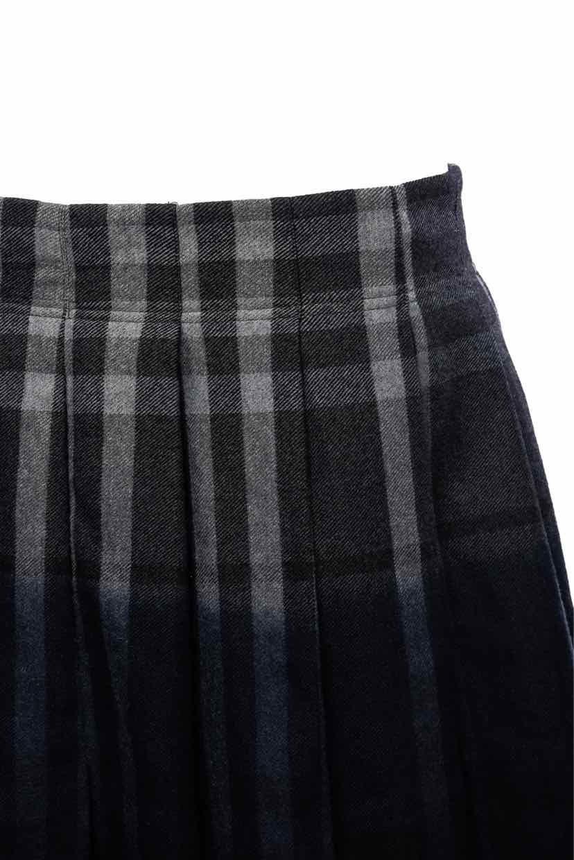 Burberry Size 6 Ombre Plaid Mini Skirt