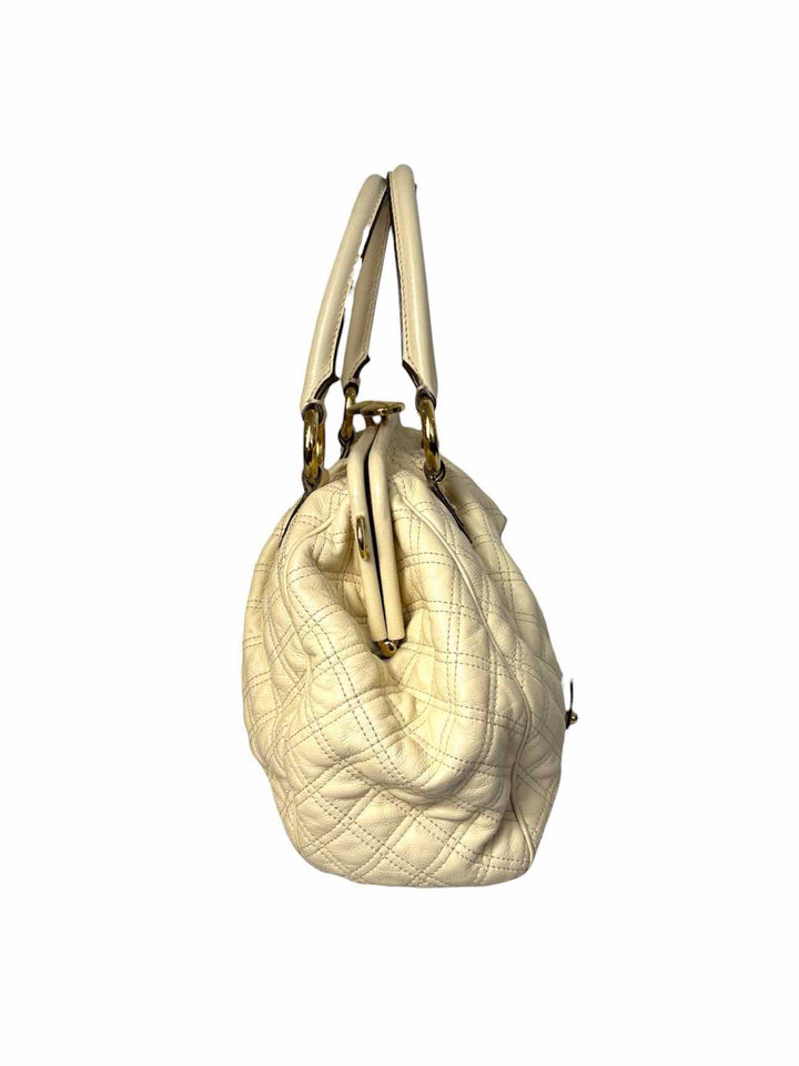 Marc Jacobs Original Quilted Leather Stam Bag w/Kiss-Lock Purse