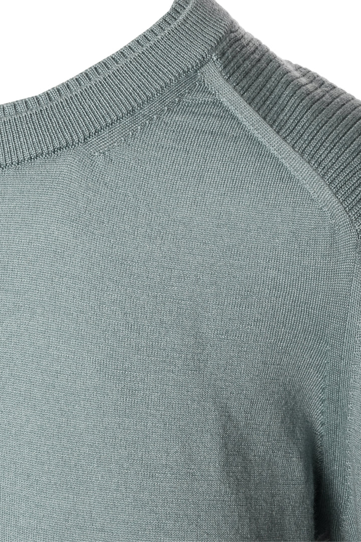Burberry Size L Side Check Merino Wool Sweater