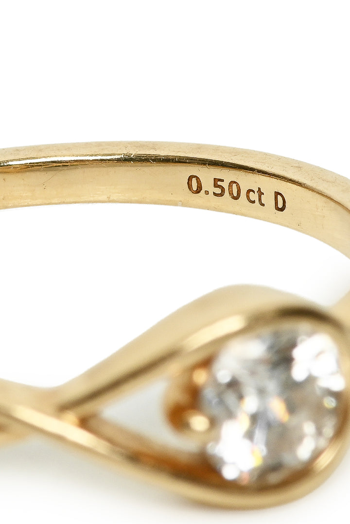 Pandora Size 8.5 14K Gold 0.50ct Lab Grown Diamond  Ring