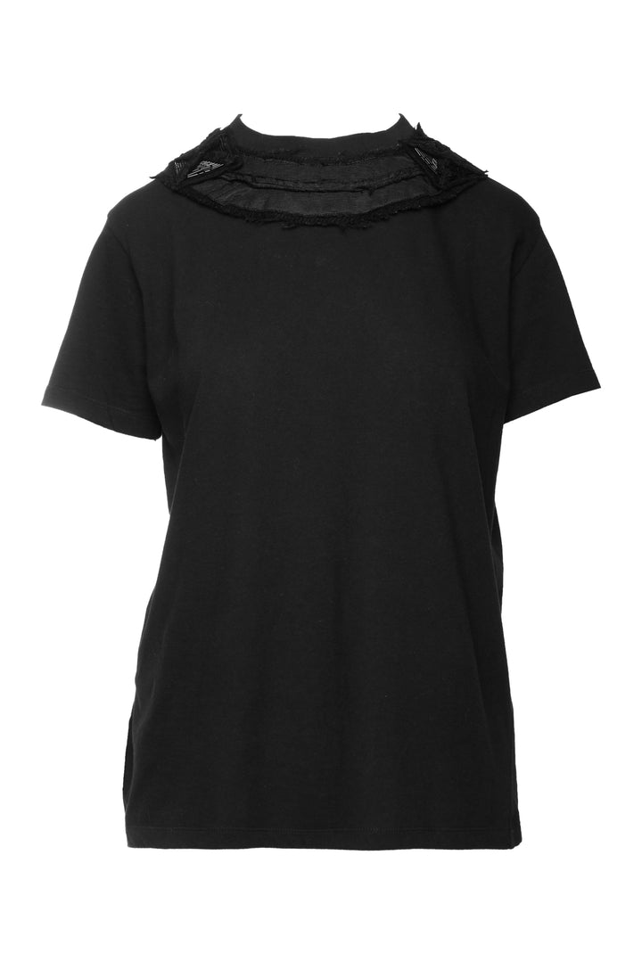 Prada Size L 2015 Embellished T-Shirt