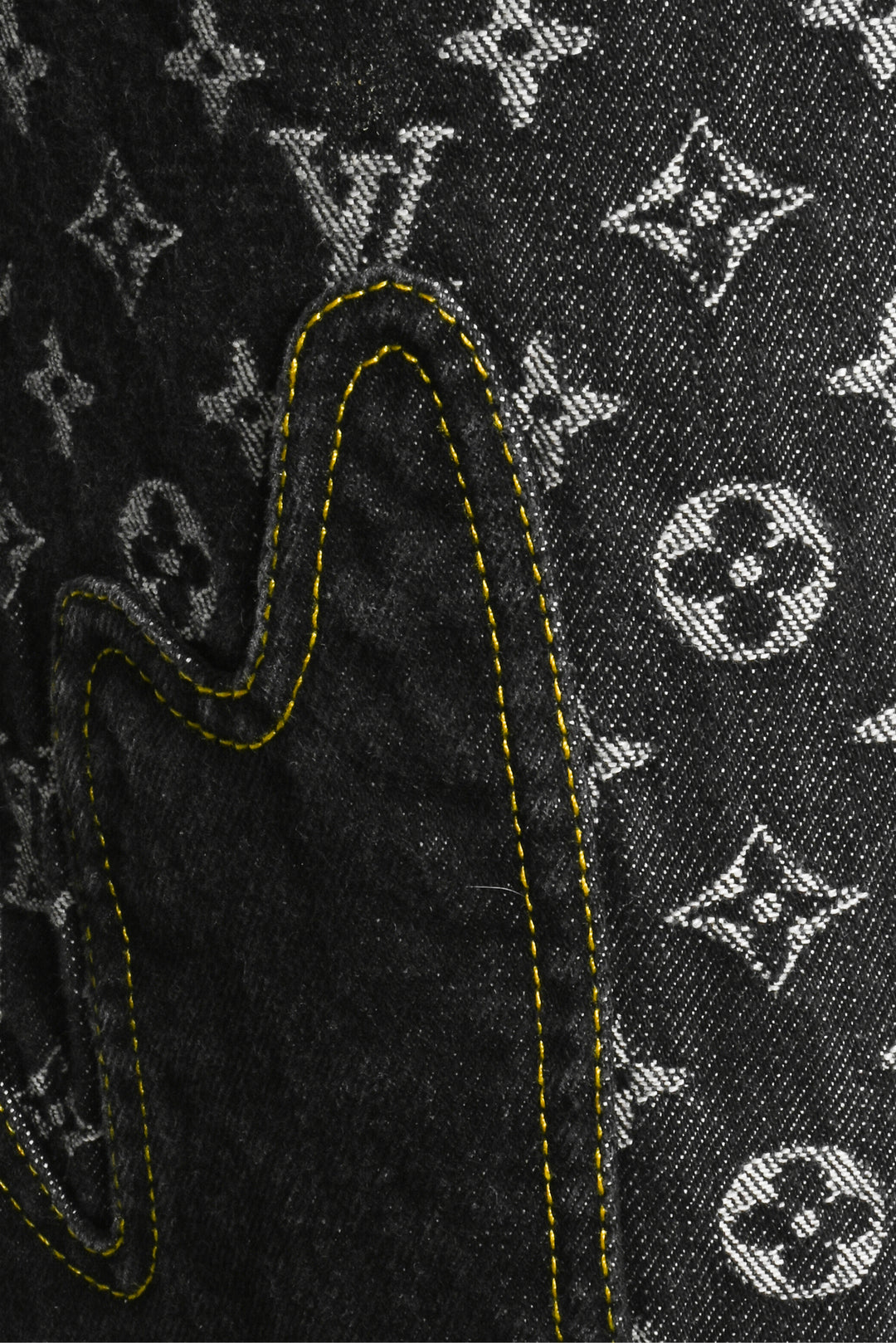 Louis Vuitton x Nigo Size 29 Men's Monogram Crazy Denim Jeans