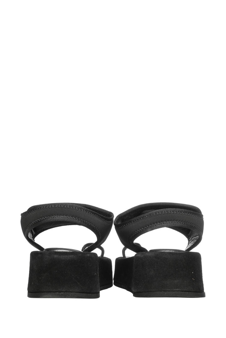 Wardrobe.NYC Size 39 Neoprene & Suede Sandals