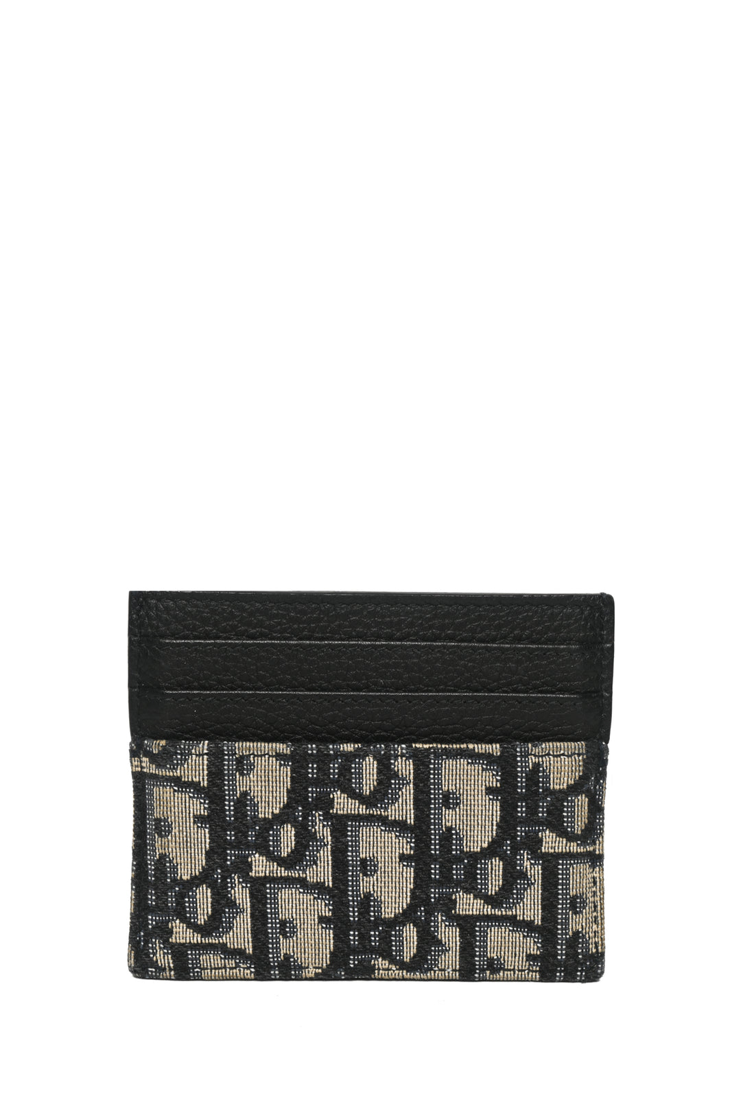 Dior Oblique Jacquard Card Holder Wallet