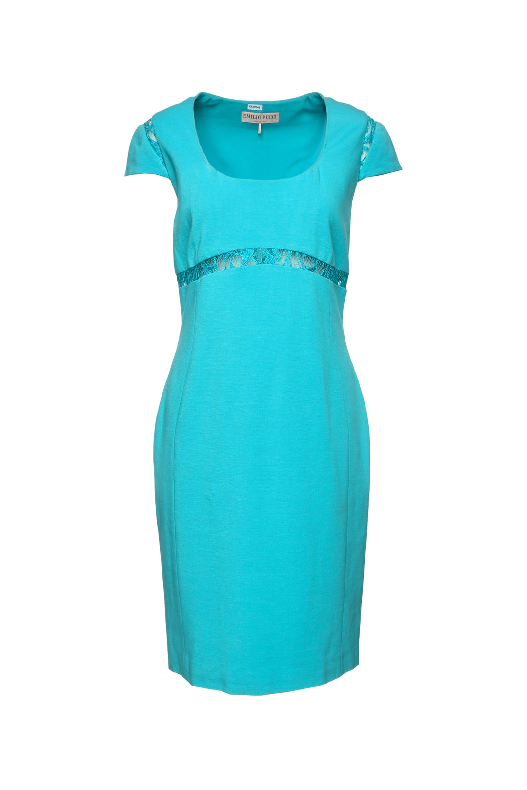 Emilio Pucci Size 14 Lace Insert Dress