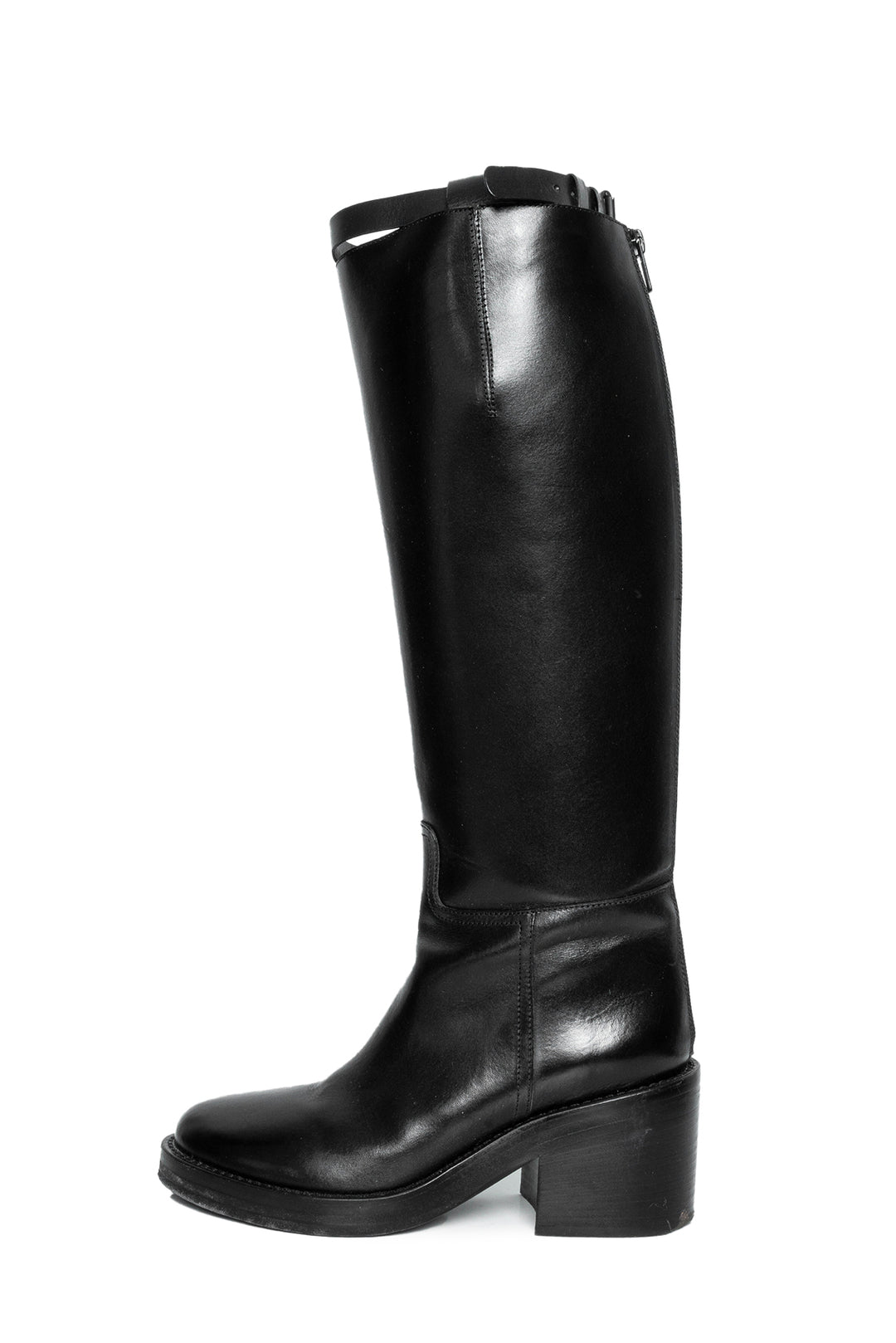 Ann Demeulemeester Size 38.5 Stan Heel Riding Boots