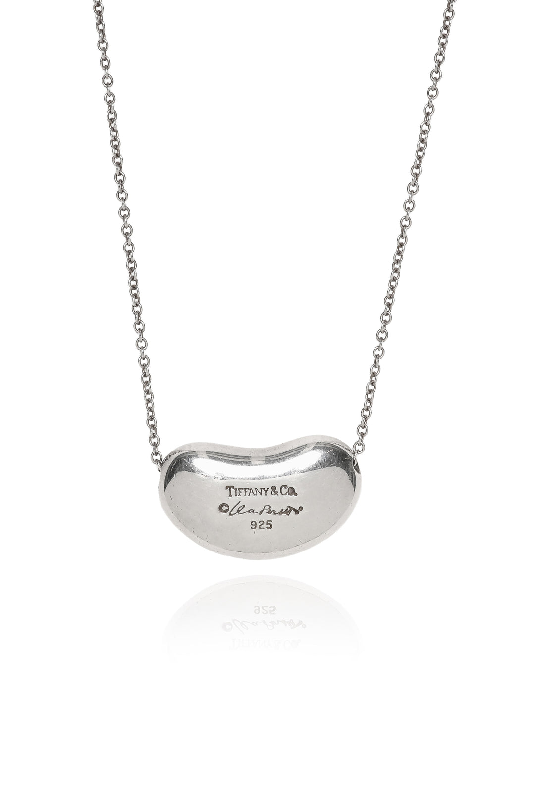 Tiffany & Co Elsa Peretti Bean Design Pendant Necklace