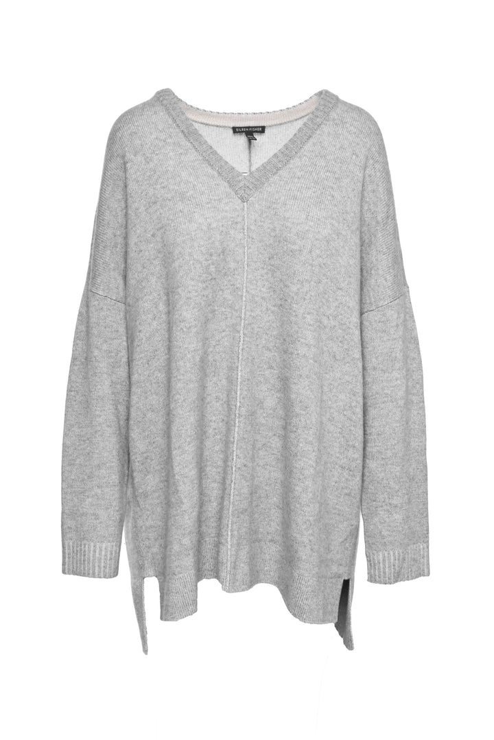 Eileen Fisher Size XL V-Neck Cashmere Sweater