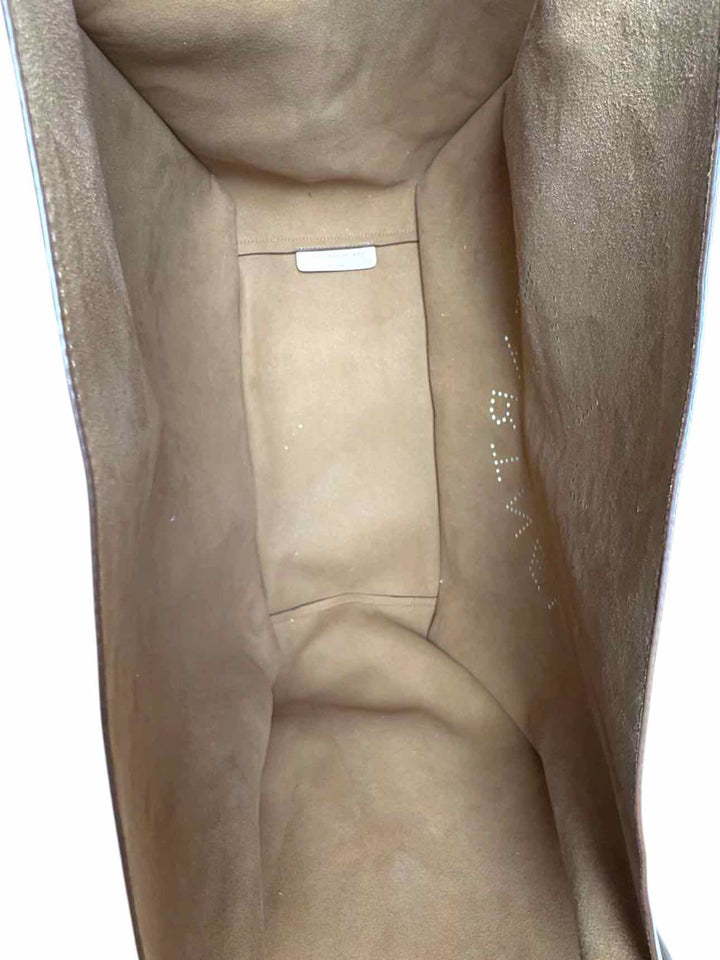 Stella Mccartney Perforated Logo Faux Leather Tote