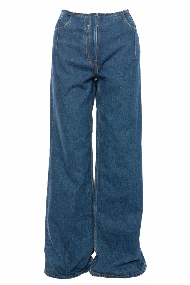 Givenchy Size 42 Wide Leg Denim Trouser Jeans