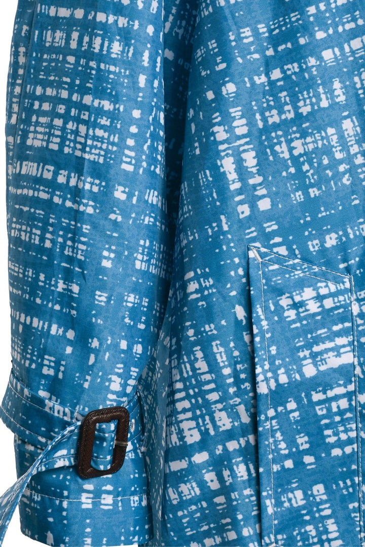 Prada Size 4 2010 Plaid Button Up Knee Length Coat