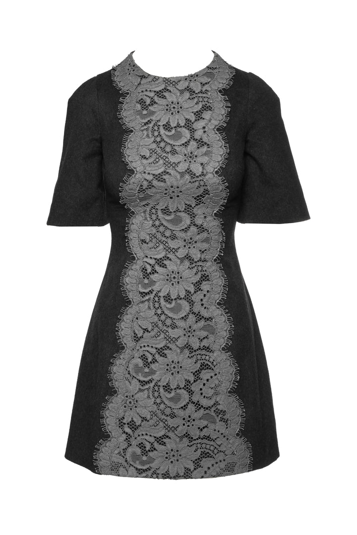 Dolce & Gabbana Size 38 Cashmere Blend Lace Dress