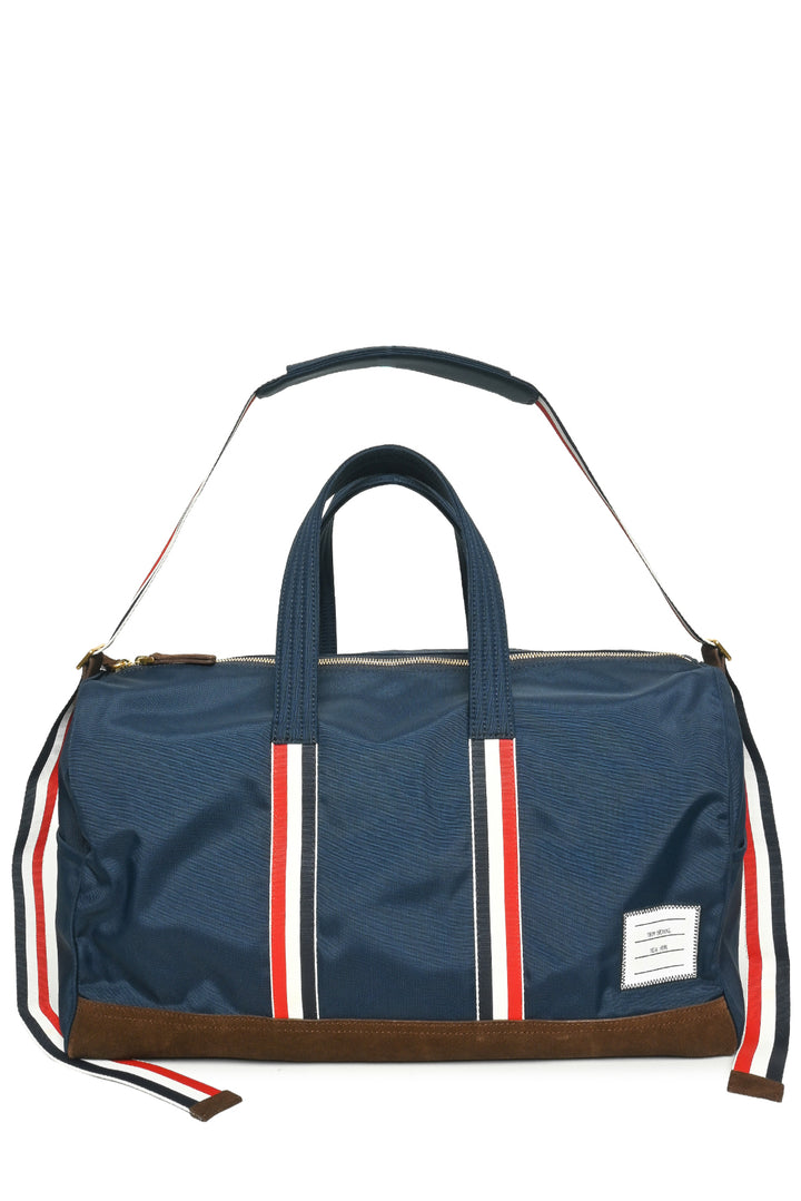 Thom Browne Soft Tech Nylon & Suede Duffle Bags