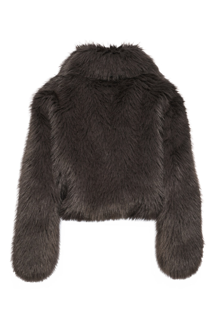 Jason Wu Size S Faux Fur Cropped Jacket