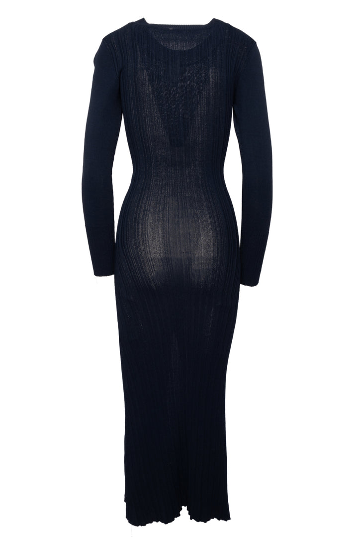 Jacquemus Size 36 La Robe Lovetta Knitted Midi Dress