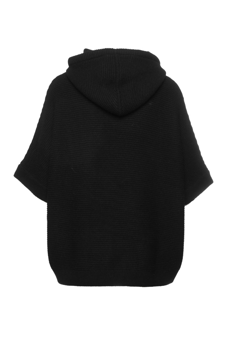 Rocco Ragni Size S Cashmere Knit Short Sleeve Hoodie