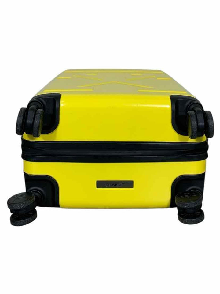 Off White Arrow Trolley Suitcase