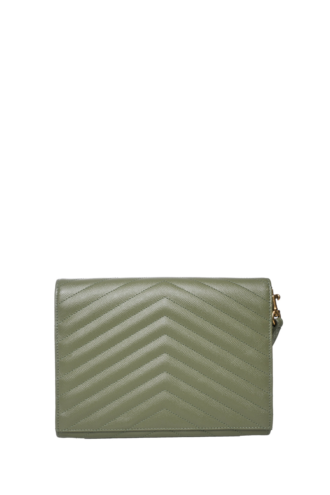Saint Laurent Quilted Cassandre Matelasse Clutch Wristlet