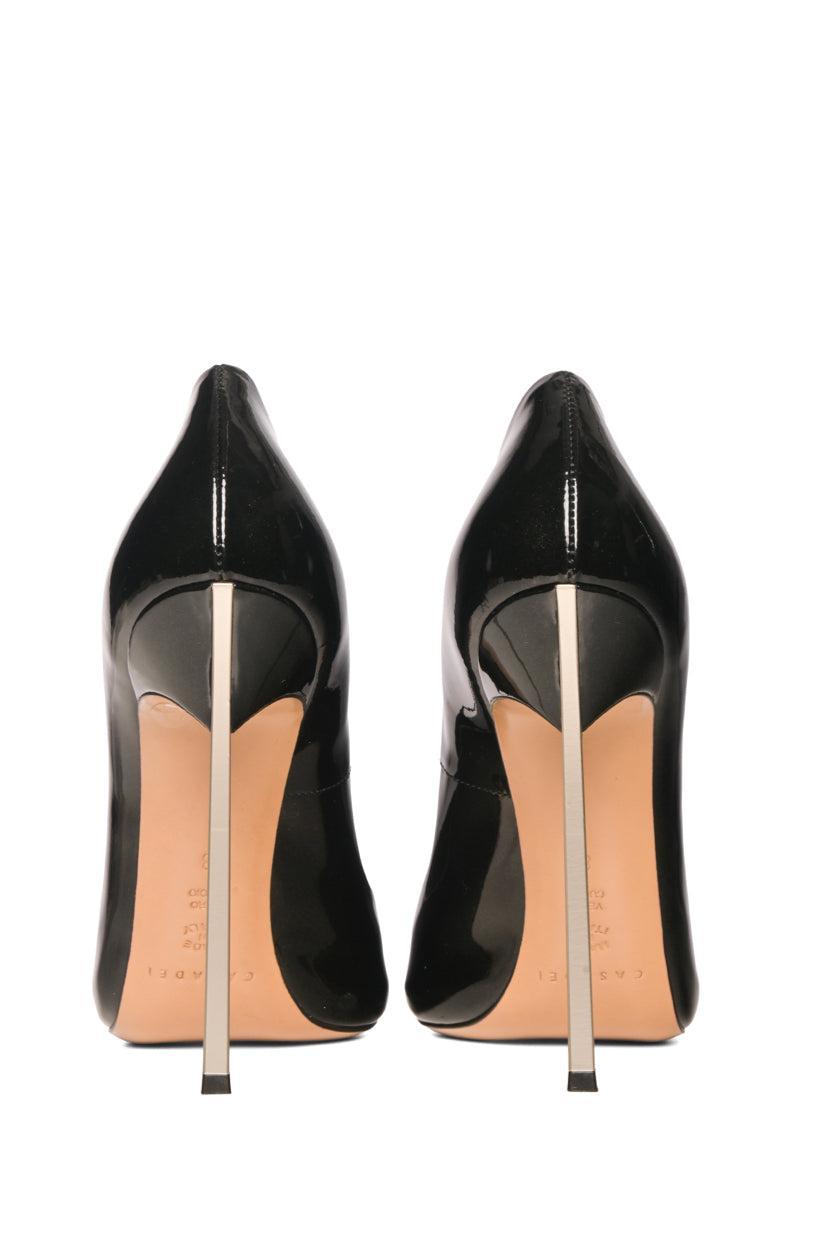 Casadei Size 8 Peep Toe Blade Pumps
