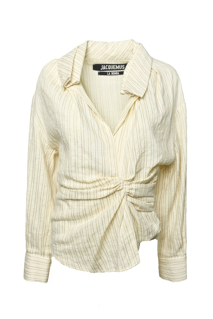 Jacquemus Size 8 "La Bomba" Linen Blend Tops