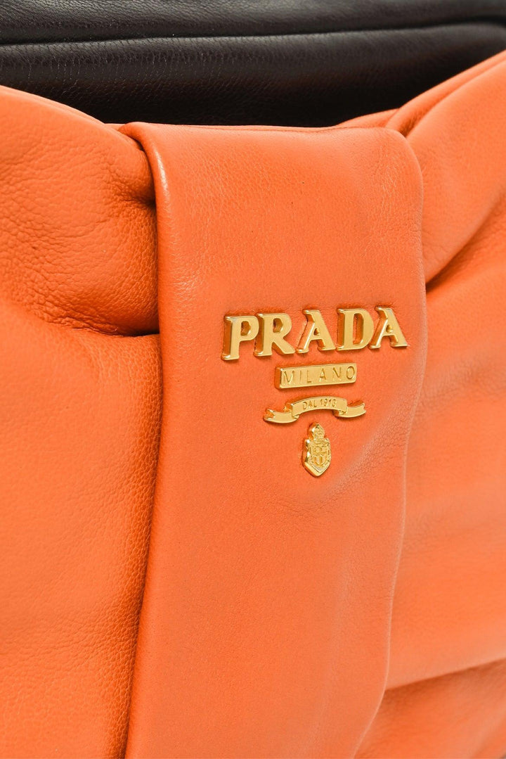 Prada Mixed Metal Fiocco Ribbon Camera Bag