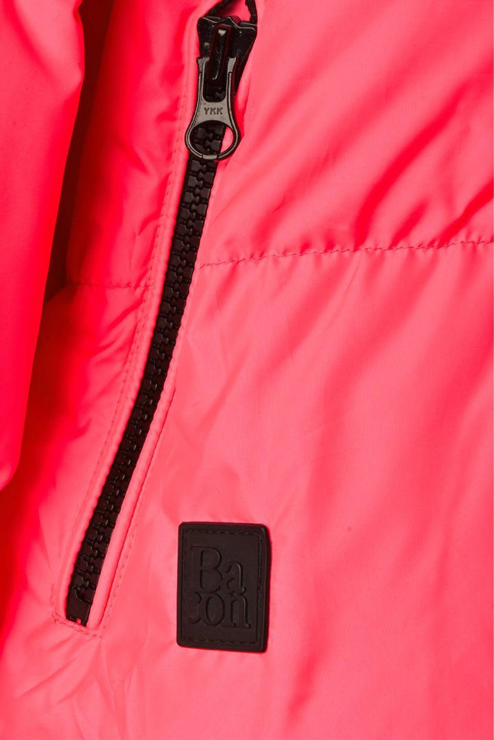 Bacon Size M Cloud Hooded Quilted Down Jacket