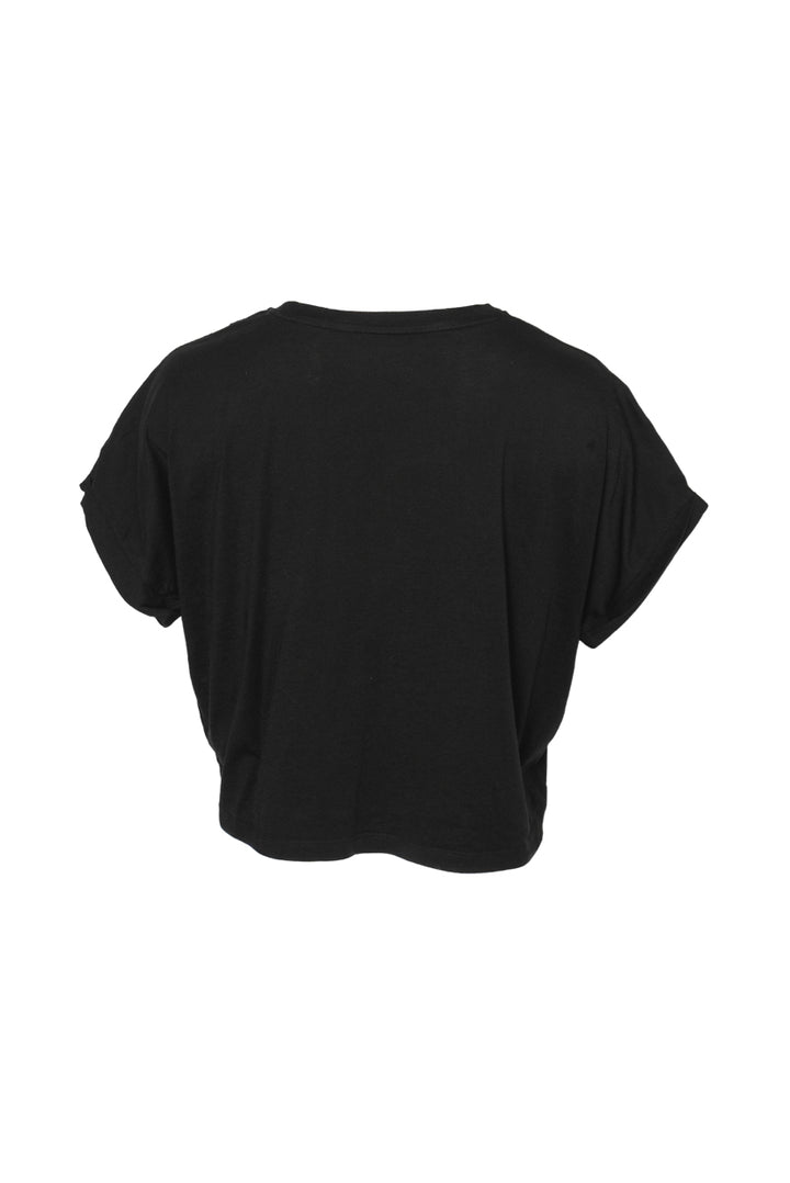 Balmain Size S Cropped Logo Tee