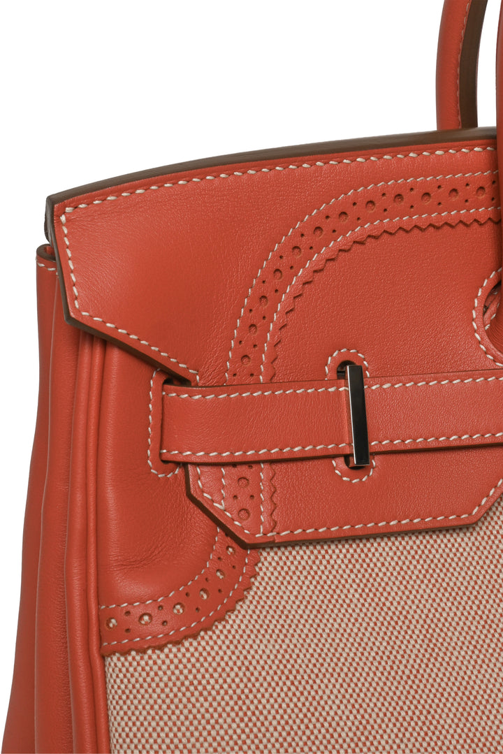 Hermes 2013 Sanguine Ghillies Birkin 35